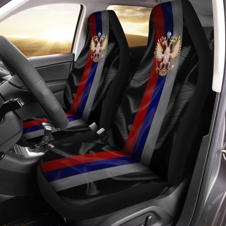 Russia Coat of Arms Car Seat Covers Set Of 2ezcustomcar.com-1