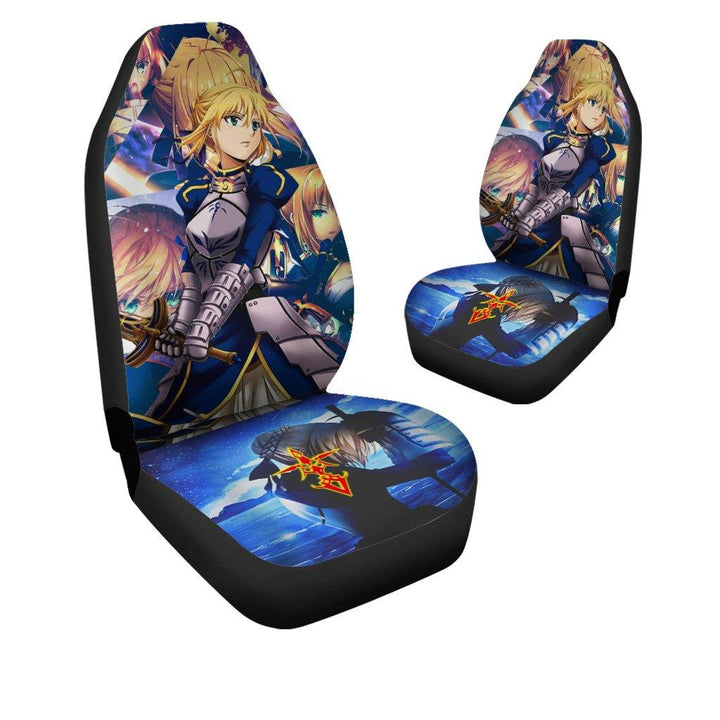 Saber Car Seat Covers Fate/Stay Night Anime Car Accessories - Customforcars - 4