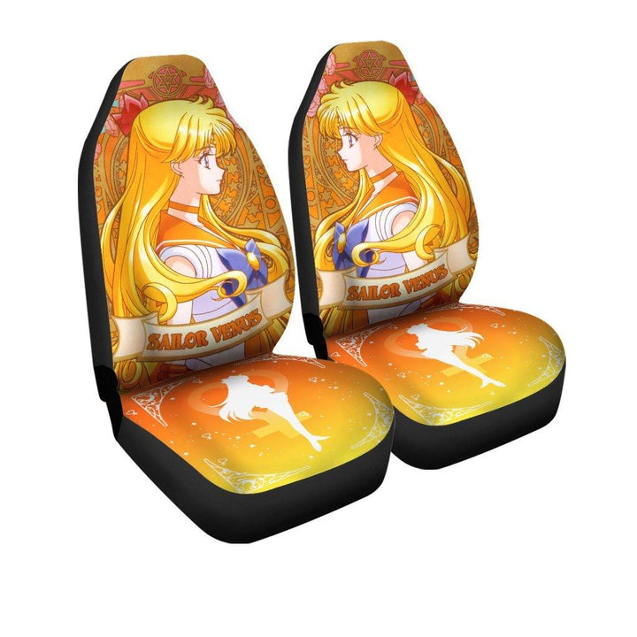 Sailor Venus Car Seat Covers Sailor Moon Anime - Customforcars - 2