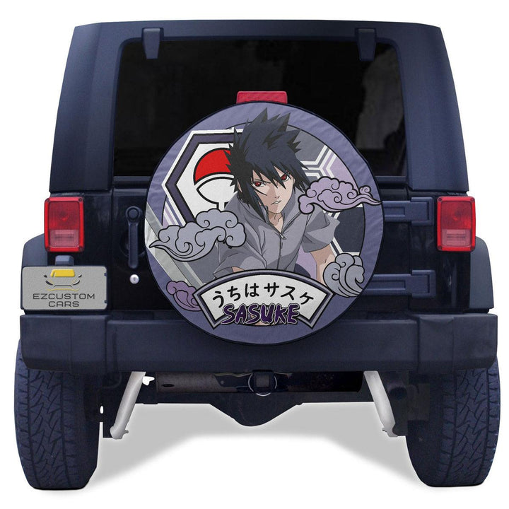 Uchiha Sasuke Spare Tire Cover Naruto Anime Custom Car Accessories - EzCustomcar - 4