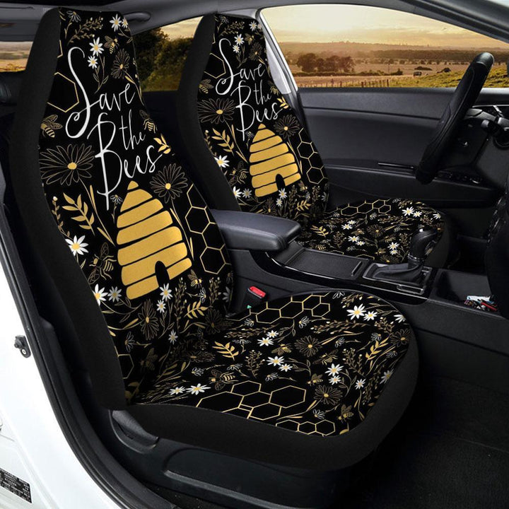 Save The Bees Car Seat Covers - Customforcars - 2