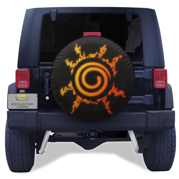 Naruto Seal Mark Symbols Spare Tire Cover Custom Naruto Anime Car Accessories - EzCustomcar - 1