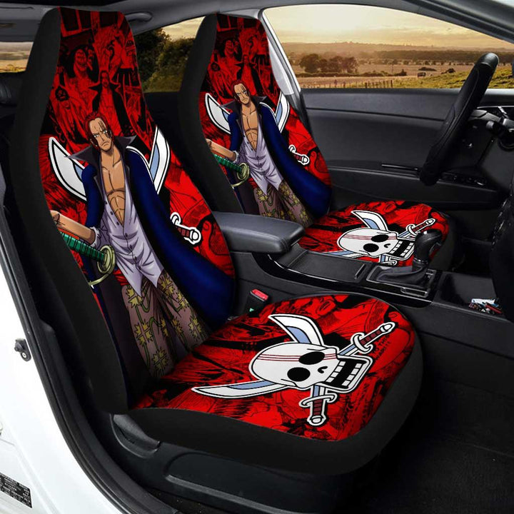 Shanks Car Seat Covers Custom One Piece Anime - Customforcars - 3