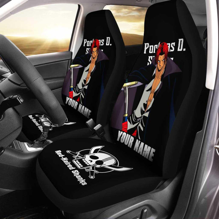 Shanks Personalized Car Seat Covers Custom One Piece Anime - Customforcars - 2
