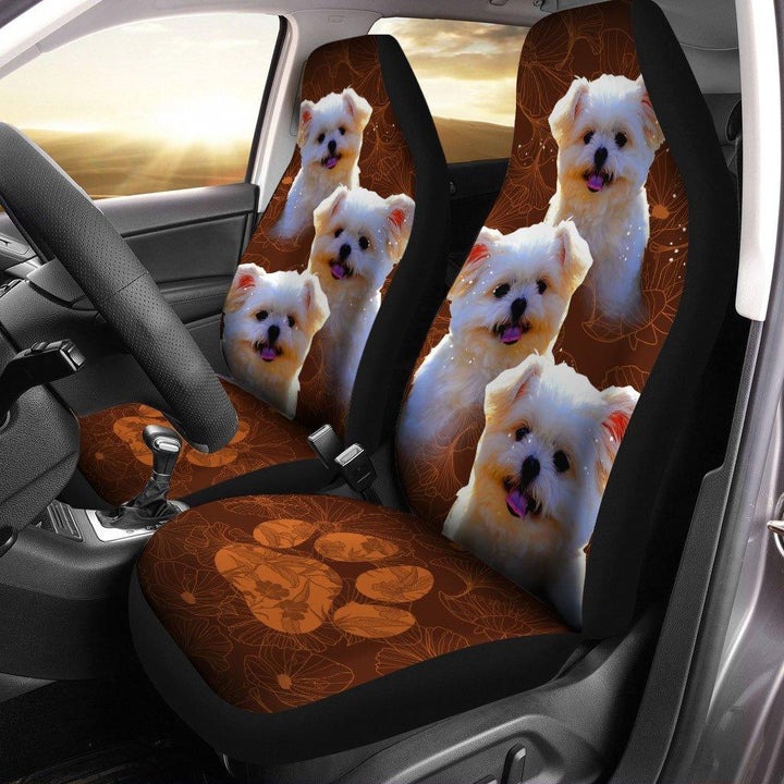Shih Tzu Car Seat Covers Shih Tzu Puppies Dog Custom Car Accessories - Customforcars - 2