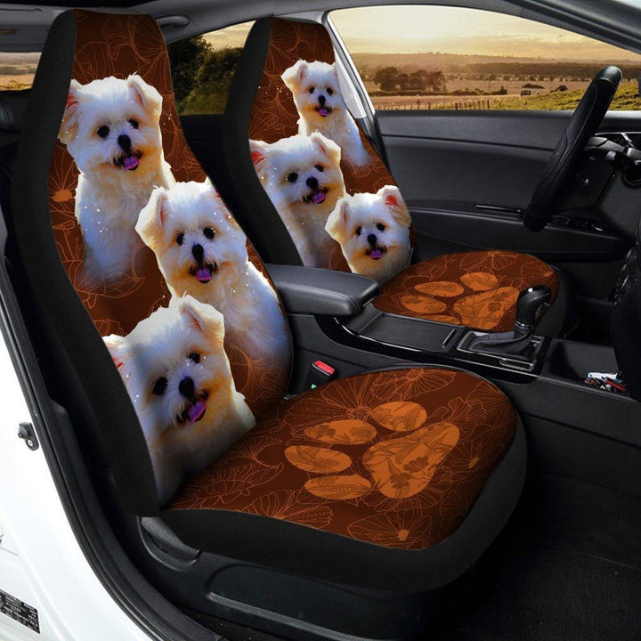 Shih Tzu Car Seat Covers Shih Tzu Puppies Dog Custom Car Accessoriesezcustomcar.com-1
