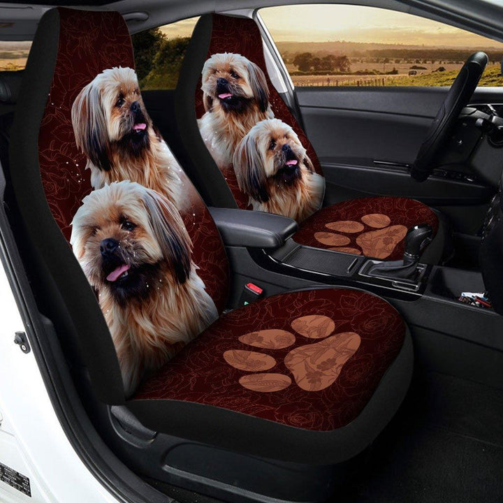 Shih Tzu Dog Custom Car Seat Covers - Customforcars - 2