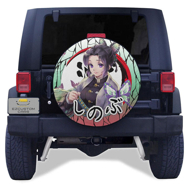 Kocho Shinobu Spare Tire Cover Custom Demon Slayer Anime Car Accessories - EzCustomcar - 1