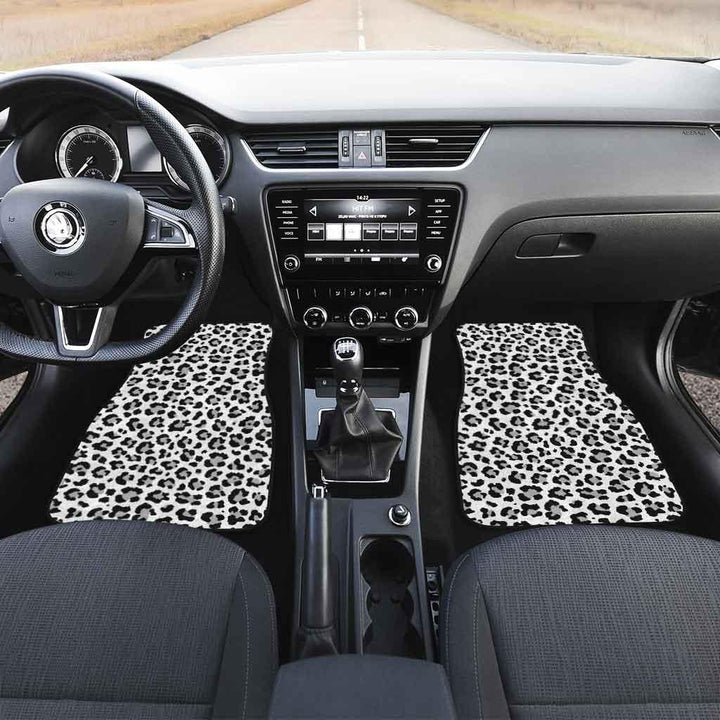 Snow Leopard Car Floor Mats Custom Skin Pattern-ezcustomcar-12