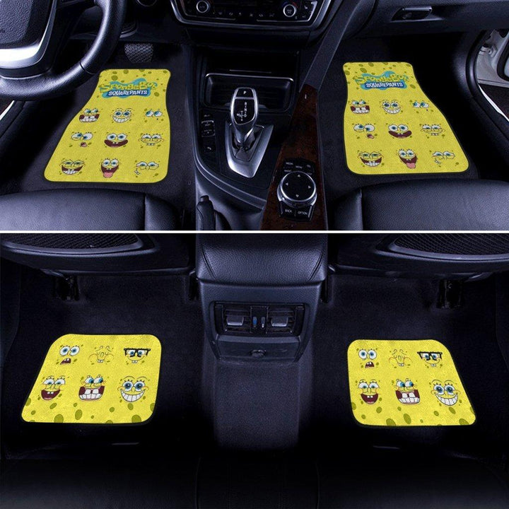 Spongebob Pattern Car Floor Mats-ezcustomcar-12