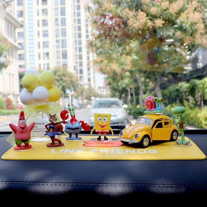 Spongebob Figure Car Dashboard Ornament Decoration Spongebob Car Accessories - EzCustomcar - 1