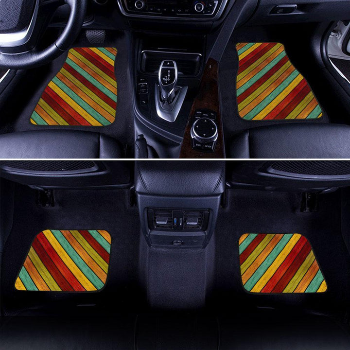 Strips Color Car Floor Mats-ezcustomcar-12