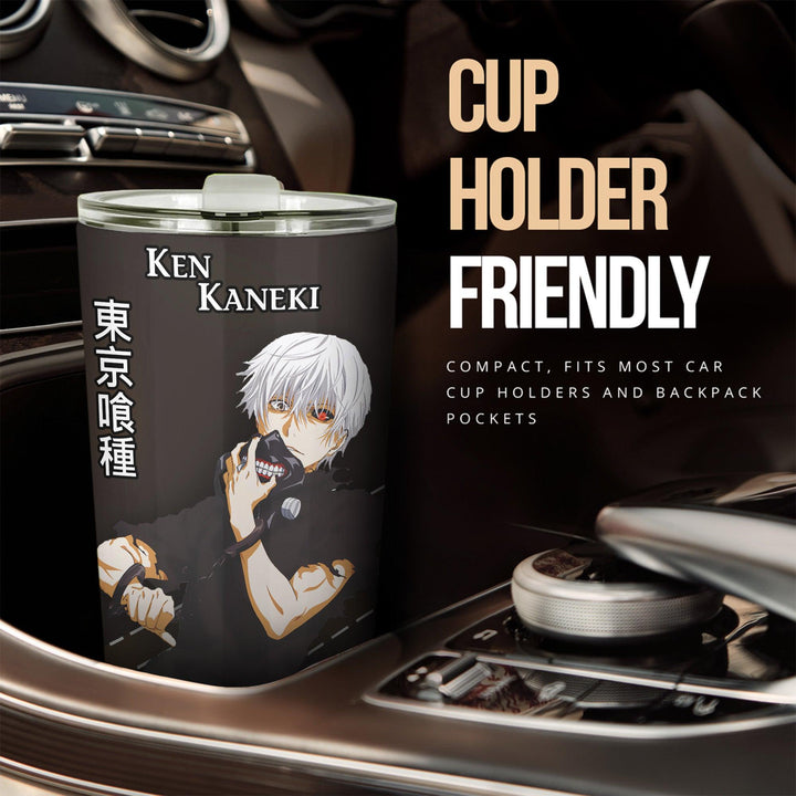 Tokyo Ghoul Car Accessories Anime Car Tumblers Cup Ken Kaneki - EzCustomcar - 2