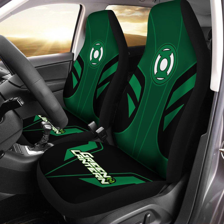 Super Hero Green Lantern Car Seat Coversezcustomcar.com-1