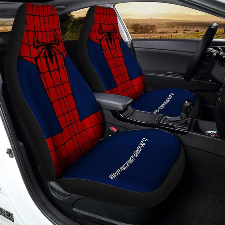 Super Hero Spiderman Car Seat Covers - Customforcars - 2