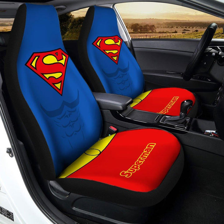 Superman Super Hero Custom Car Seat Covers - Customforcars - 2