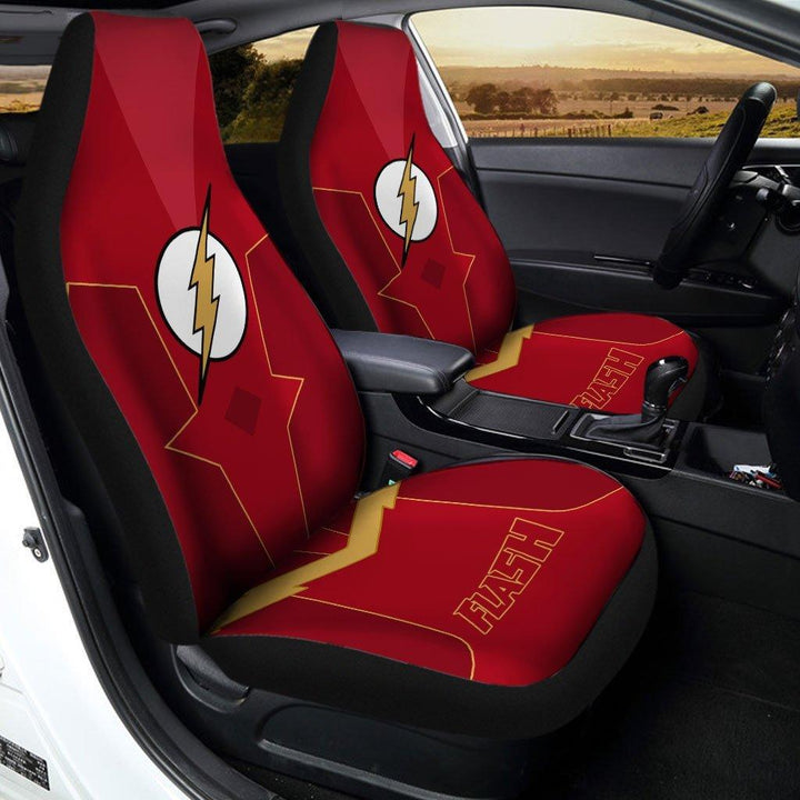 Super Hero The Flash Car Seat Covers - Customforcars - 2