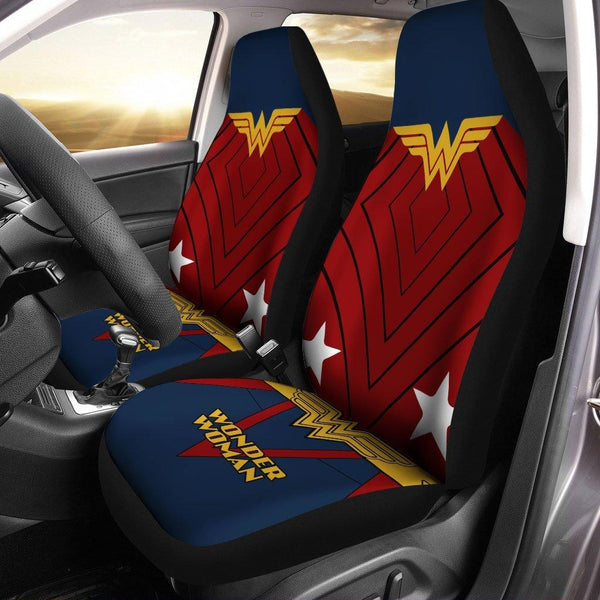 Super Hero Symbol Wonder Woman Car Seat Coversezcustomcar.com-1