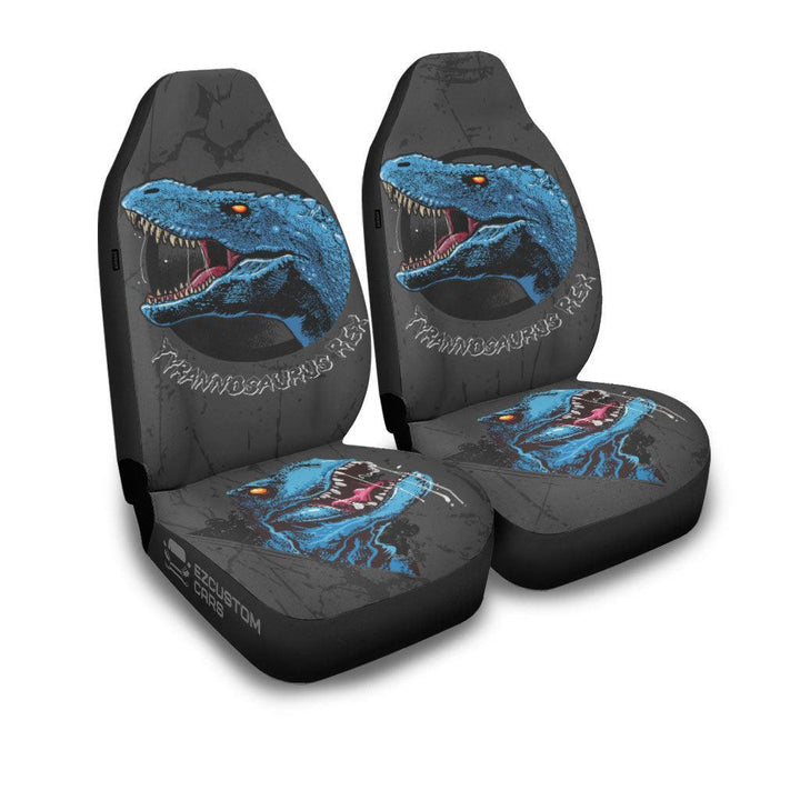 Tyrannosaurus Rex Car Seat Covers Custom Dinosaur Car Accessories - EzCustomcar - 4