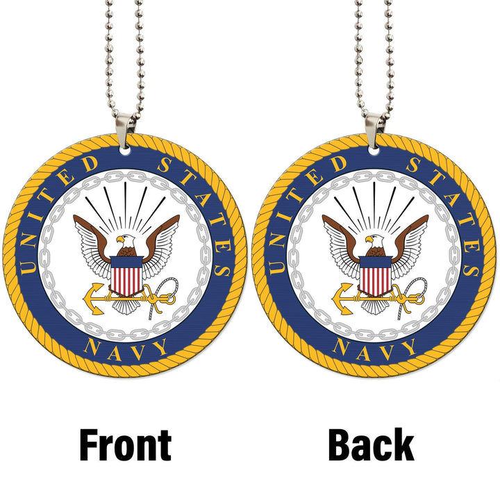Military Car Accessories Custom Car Ornament United States Navy - EzCustomcar - 2