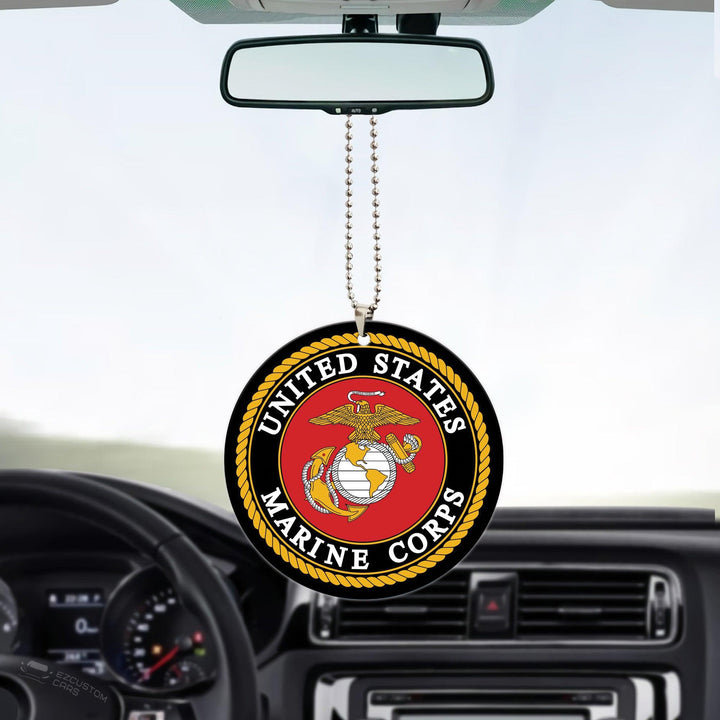 Military Car Accessories Custom Car Ornament United States Marine Corps - EzCustomcar - 1
