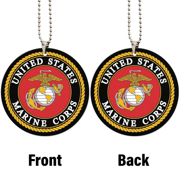 Military Car Accessories Custom Car Ornament United States Marine Corps - EzCustomcar - 2
