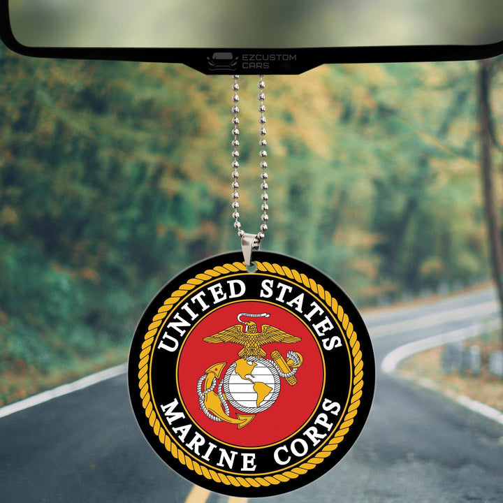 Military Car Accessories Custom Car Ornament United States Marine Corps - EzCustomcar - 3