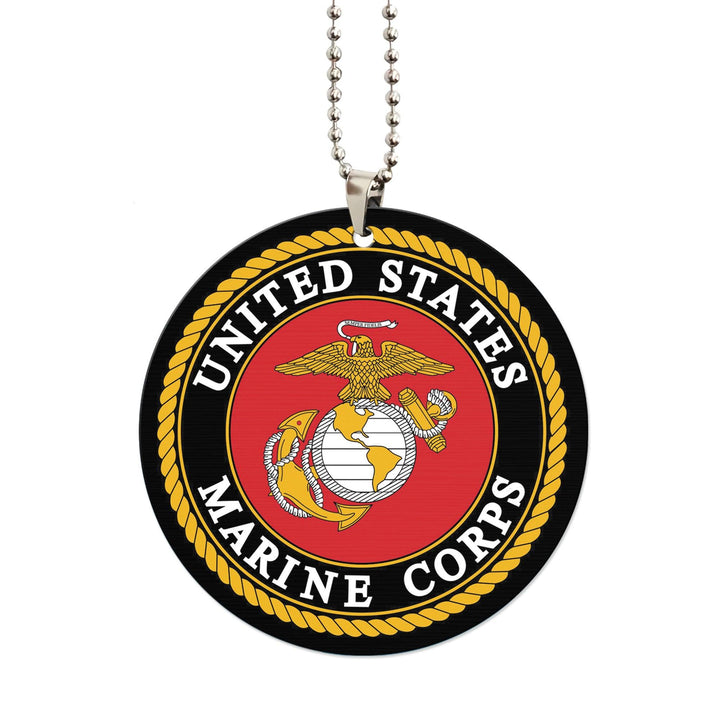 Military Car Accessories Custom Car Ornament United States Marine Corps - EzCustomcar - 4