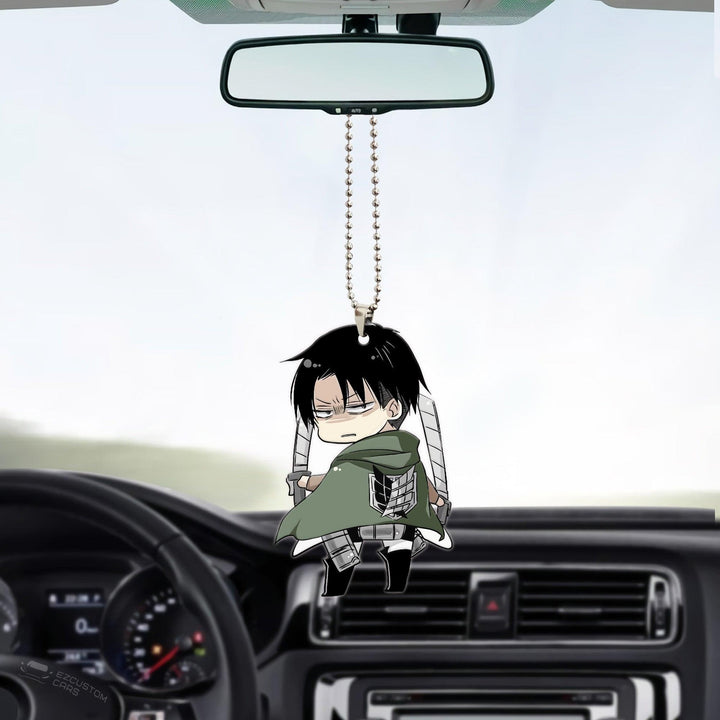 Attack on Titan Car Accessories Anime Car Ornament Levi - EzCustomcar - 1
