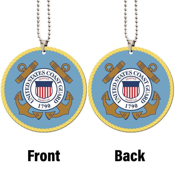 Military Car Accessories Custom Car Ornament United States Coast Guard - EzCustomcar - 2