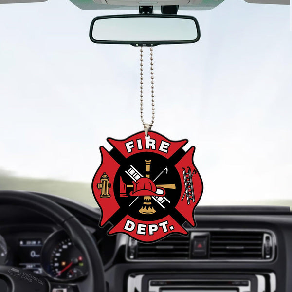 Firefighter Car Accessories Custom Car Ornament Firefighter Symbol - EzCustomcar - 1