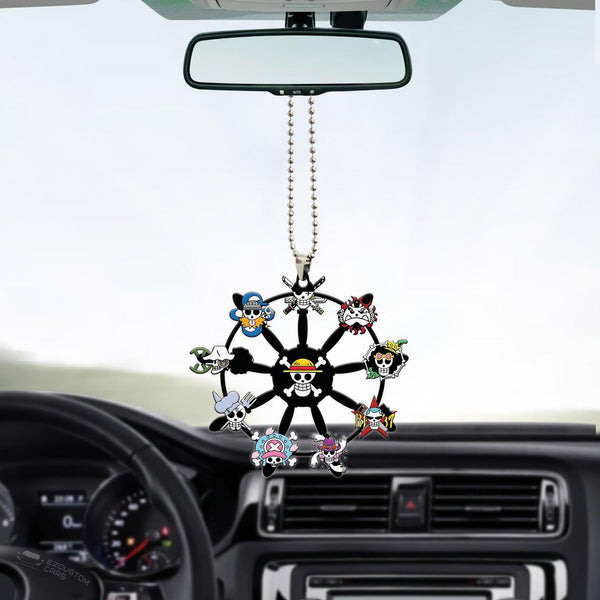 One Piece Car Accessories Anime Car Ornament One Piece Symbols - EzCustomcar - 1