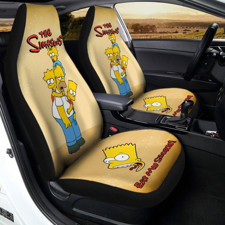 The Simpson Cartoon Car Seat Covers - Customforcars - 2
