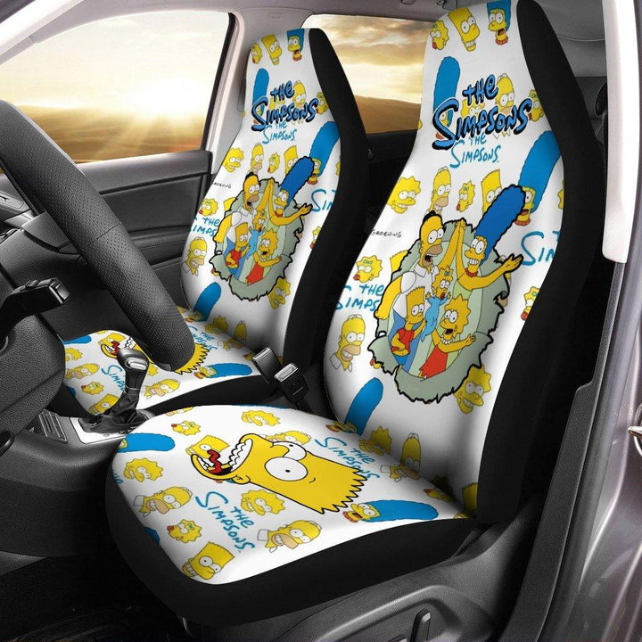 The Simpson Family Car Seat Coversezcustomcar.com-1
