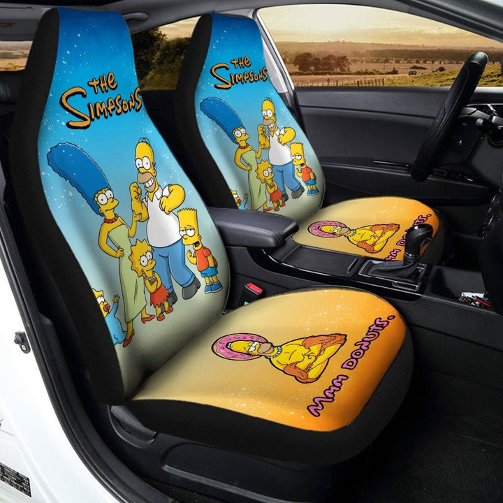 The Simpson Surprise Family Car Seat Covers - Customforcars - 2