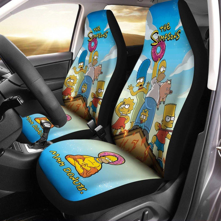The Simpson Funny Family Car Seat Coversezcustomcar.com-1
