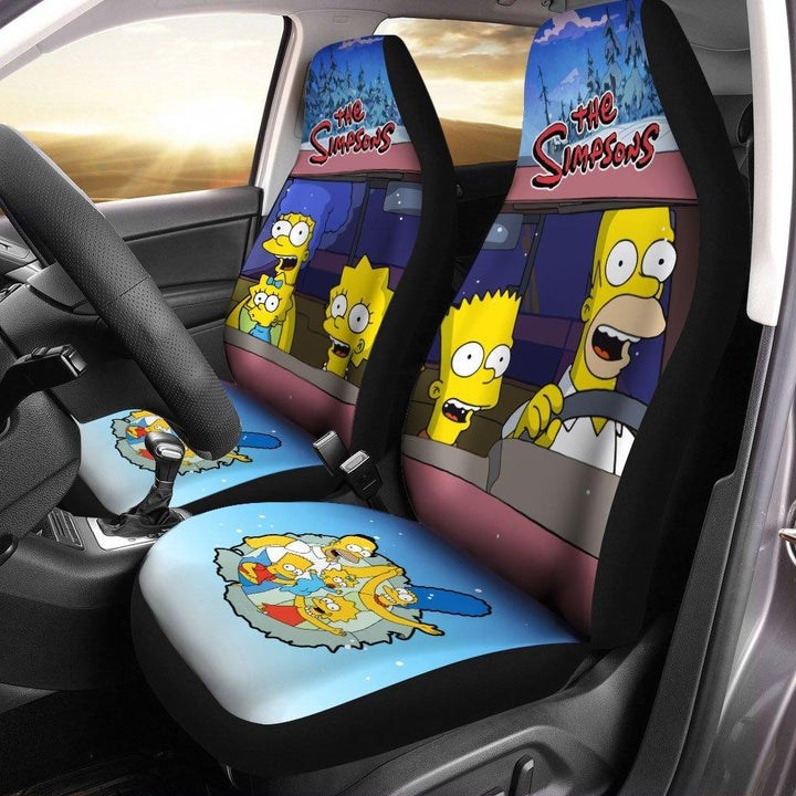 The Simpson Driving Car Seat Coversezcustomcar.com-1