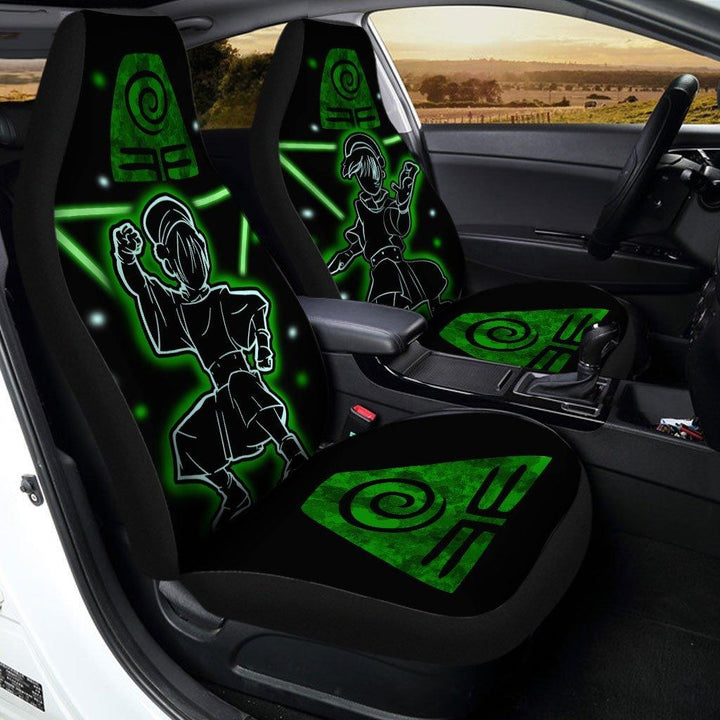Toph Beifong Car Seat Covers Custom Avatar: The Last Airbender Anime - Customforcars - 3