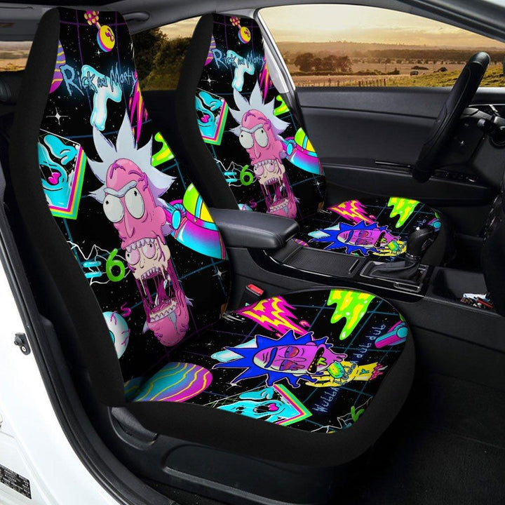 Trippy Rick and Morty Car Seat Covers - Customforcars - 2