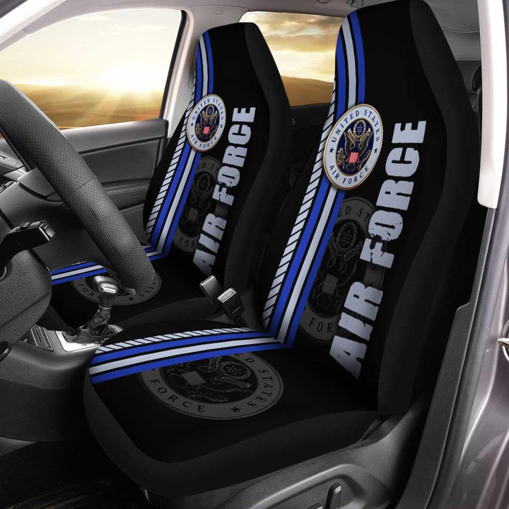 United States Air Force Car Seat Covers Custom US Armed Forces - Customforcars - 2