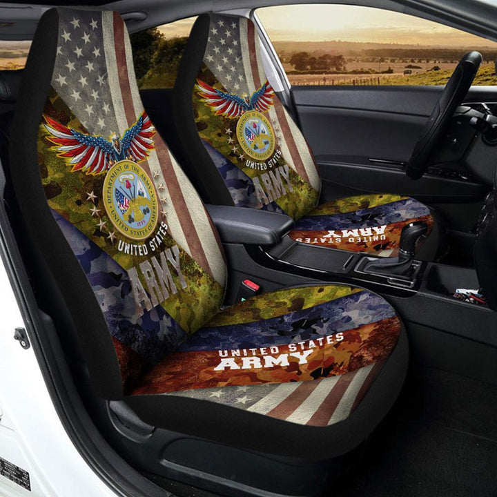United States Army Car Seat Covers Custom US Armed Forces - Customforcars - 2