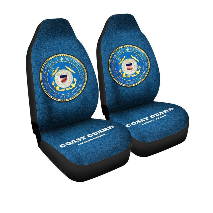 United States Coast Guard Emblem Car Seat Coversezcustomcar.com-1