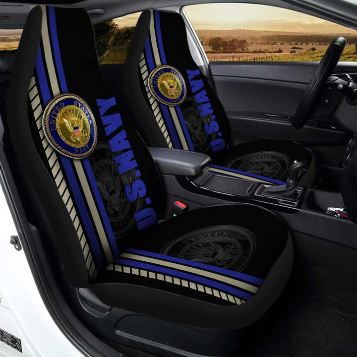 United States Navy Car Seat Covers Custom US Armed Forces - Customforcars - 3