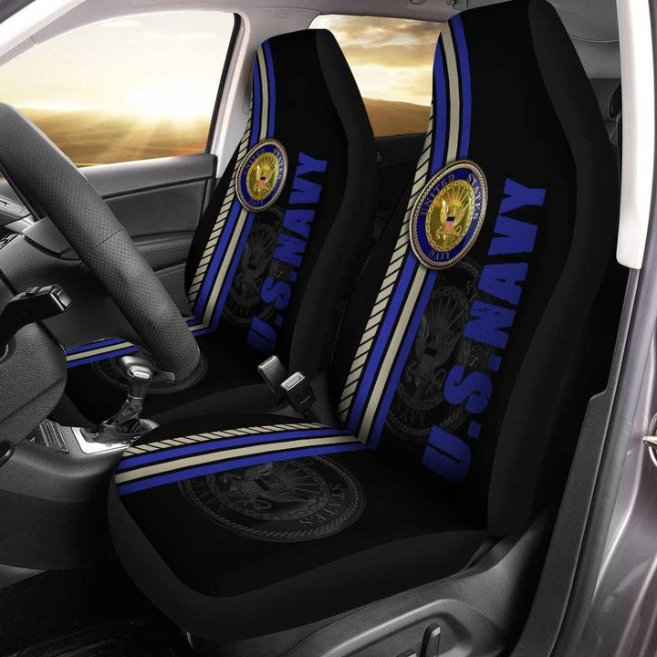 United States Navy Car Seat Covers Custom US Armed Forces - Customforcars - 2