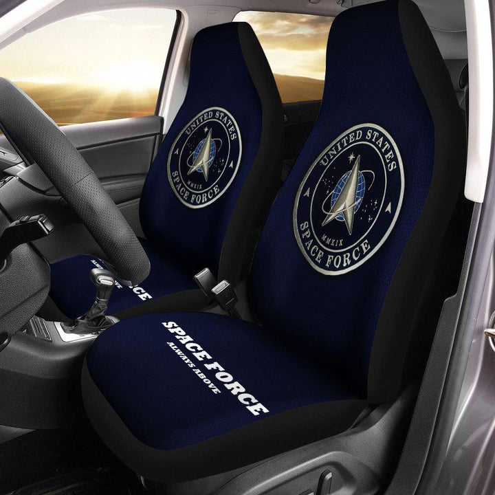 United States Space Force Emblem Car Seat Covers - Customforcars - 2
