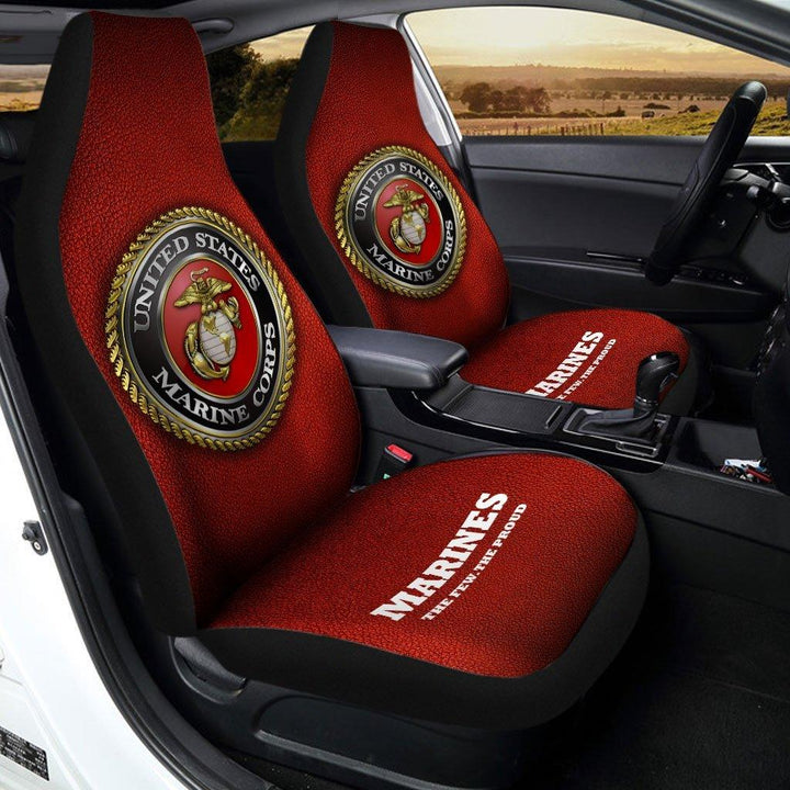 US Marine Corps Car Seat Covers Printed Car Decor Accessories - Customforcars - 3