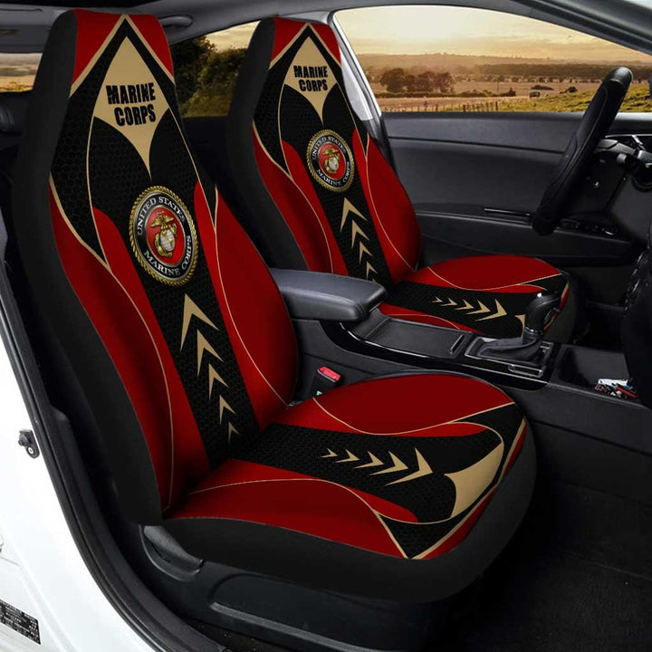 U.S Marine Corps Military Car Seat Covers Custom - Customforcars - 3