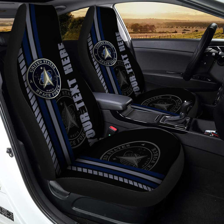 US Space Force Personalized Custom Car Seat Covers - Customforcars - 3