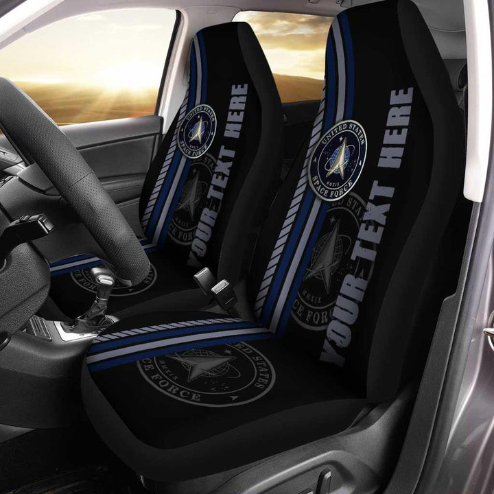 US Space Force Personalized Custom Car Seat Covers - Customforcars - 2