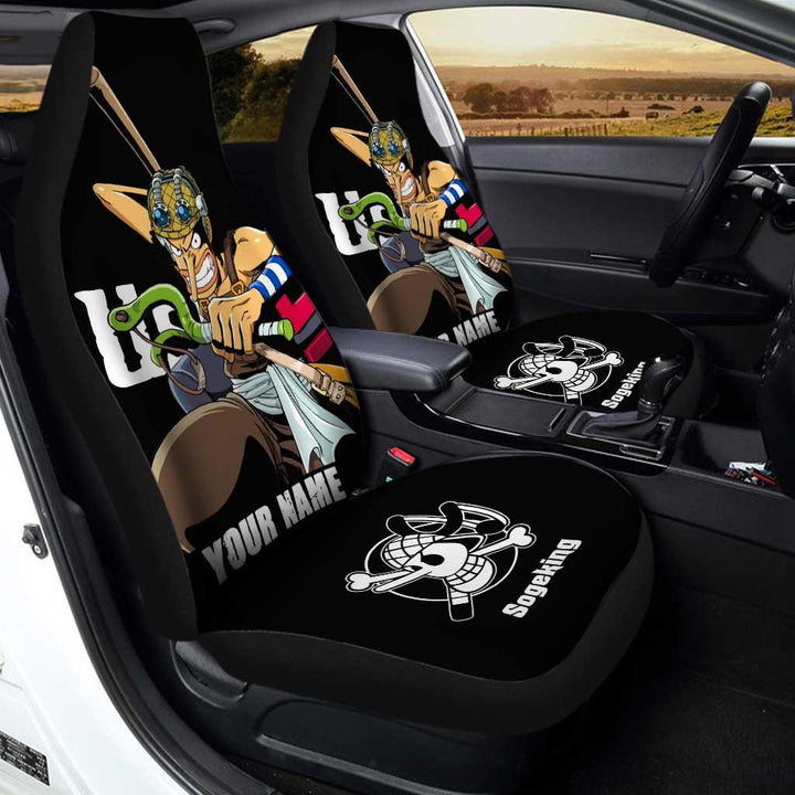Usopp Personalized Car Seat Covers Custom One Piece Anime - Customforcars - 3